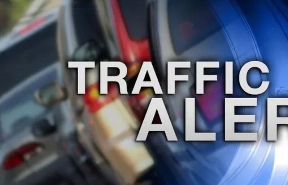 The collision was reported between exits 92 and 93 shortly after 4 a.m.