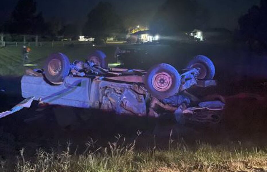 Details into a weekend rollover crash that sent two drivers to a Topeka hospital have been released by the Kansas Highway Patrol.