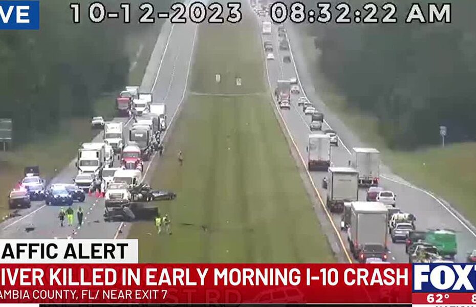 One person was killed and another injured. The Florida Highway Patrol says it happened around 5:30 this morning.