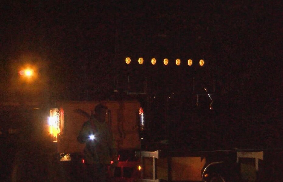 A vehicle crashed into the Mississippi River Friday evening just south of Nauvoo, Illinois.